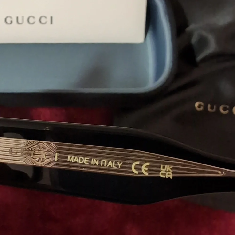 Gucci Women's Black Cat-Eye Glasses Rx - Picture 4 of 7